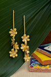 Jacintos - Florale Eleganz in Gold – handgefertigte Statement-Ohrringe aus Messing, 24K vergoldet
Schmuck mit Charakter